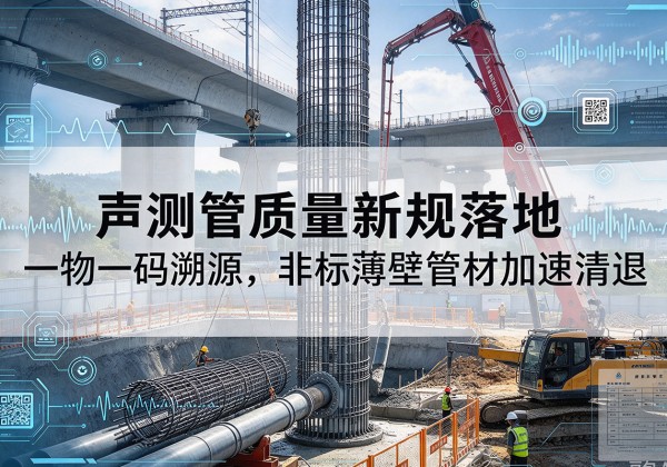 平谷区声测管质量新规落地，一物一码溯源，非标薄壁管材加速清退